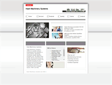 Tablet Screenshot of hashmachinery.com